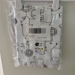 3-6M- Carter's White Animal Print Bodysuit